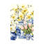 Drapeau décoratif vase double face en porcelaine bleue et blanche 12 "x 18"