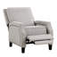 Fauteuil autoportant en chenille de noix de coco pour une détente inclinable avec housse, salon moderne, structure en bois massif, siège à coussin 1 pièce, style transitionnel, 38,73 po Hauteur