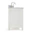 Meuble-lavabo double 60 po avec plateau en marbre blanc de Carrare Aberdeenshire-85364353