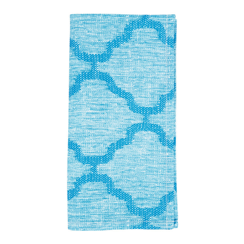 Ensemble de serviettes 4 pièces Moroccan, Turquoise
