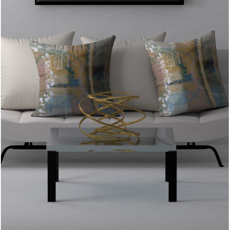 Housse de coussin carrée/insert, 18 po x 18 po