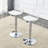 Modern Minimalist Bar Chairs And Bar Stools. Can Rotate 360 ° And Adjust Lifting. PET Backrest And PU Seats. Set Of 2. Suitable For Bars, And Front Desk Cashiers.-659647493