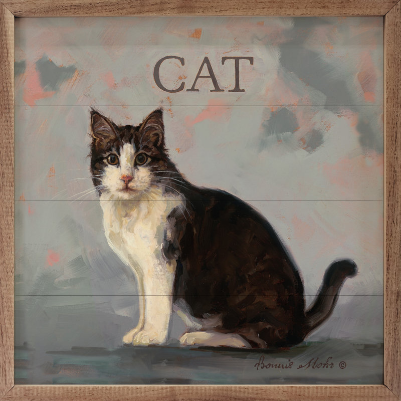 Clive le chat par Bonnie Mohr, H 16 po x l 16 po x P 1 po