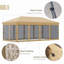 Outsunny 10' X 20' Pop Up Canopy Tent With Netting-722142681