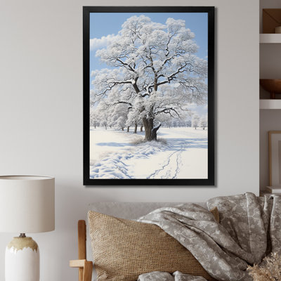 «Lorrianne White Tree Winters Grace», reproduction sur toile