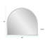 Miroir court sans cadre