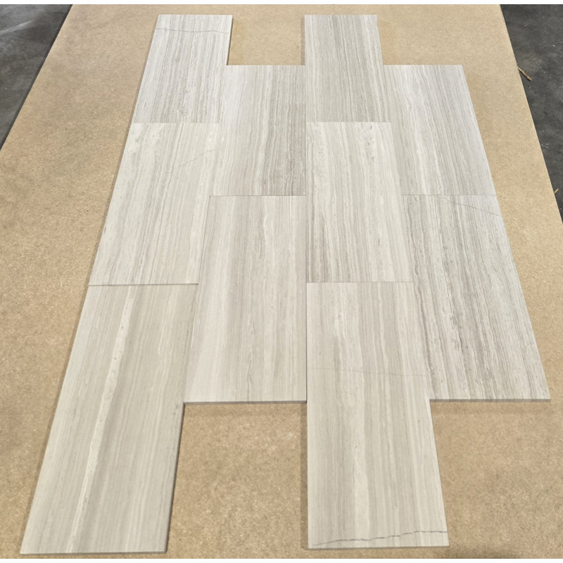 6x12 WOODEN WHITE HONED & EASED