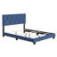 Structure de lit tapissier avec tête de lit Diamond Linen-1427847245-1427847243