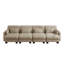 Canapé modulaire moderne en chenille Camel