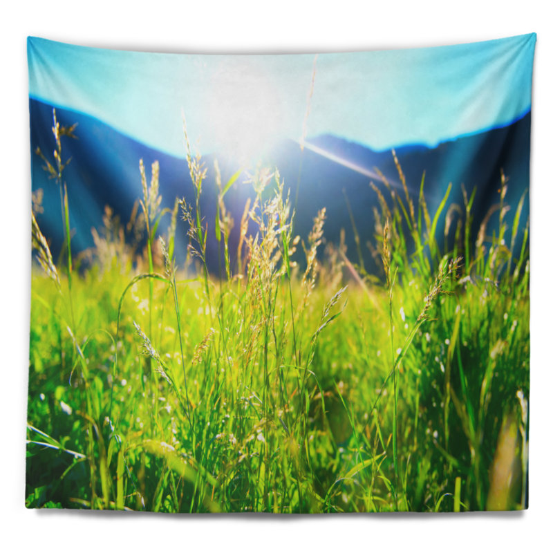 Tapisserie de polyester magnifique nature wonder avec accessoires suspendus inclus, H 32 po x l 39 po