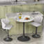 Cleofus Round Metal Base Dining Table-566617740-558404553-561748633