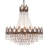 9-light Antique Farmhouse Chandelier-337232139-337232150-337232151