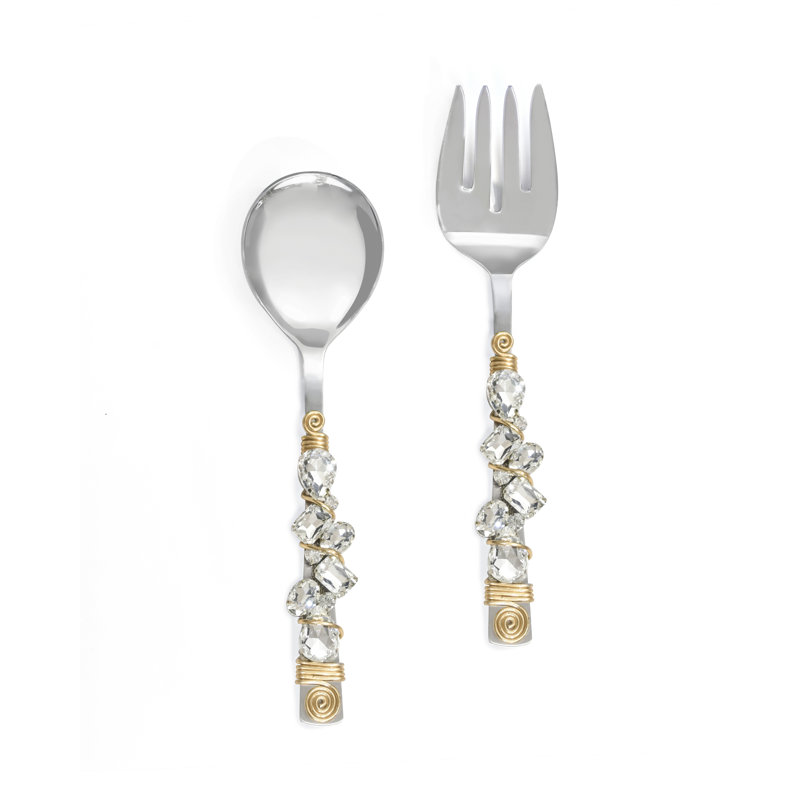 Daviid Stainless Steel Salad Servers