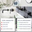 Robinet de salle de bain mural-93876816