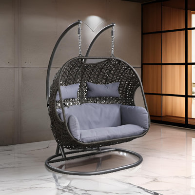 Allport 2 Person Swing Chair with Stand
