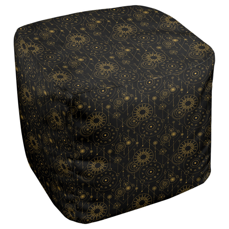 Leffel Upholstered Ottoman, Cube Insert (13 x 13 x 13)