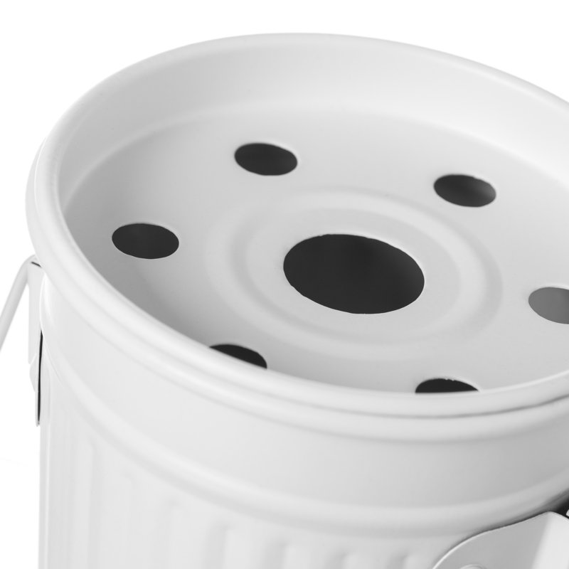 Marengo Metal Manual Lift Kitchen Trash Can - 0.25L