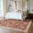 Red BAOLA Vintage Distressed Tribal Pattern Design Area Rugs for Living Room Bedroom  Dining Area-82939547