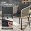 Wicker 2 - Person Garden Lounge Set with Cushions-310535734-310535732