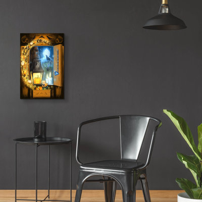 Art mural en verre «Howloween» par Art and a Little Magic