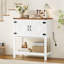 Console 31,5 ", armoire de rangement pour hall d'entrée et table basse avec prise de courant-210844007