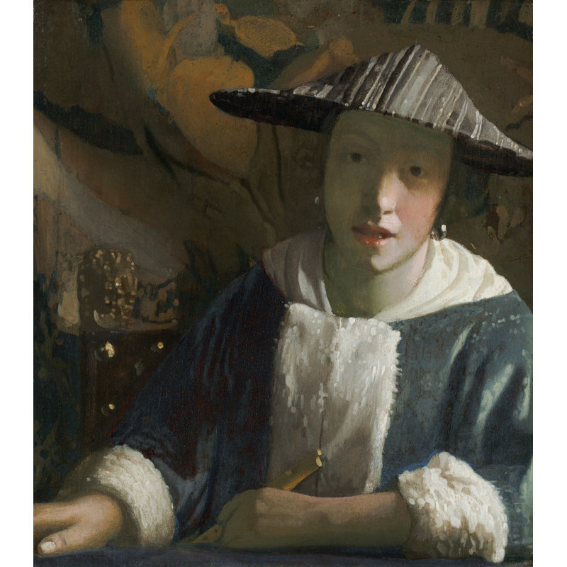 Johannes Vermeer - Wrapped Canvas Print, 114cm H x 77cm W