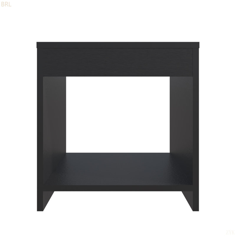Table de chevet Elaine, Chambre, Noir