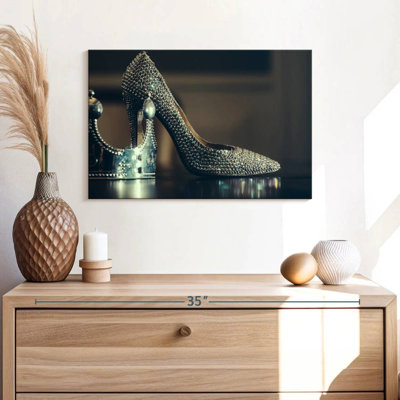 Shuttleworth Silver High Heels