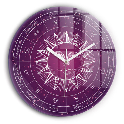 Glass Wall Clock
