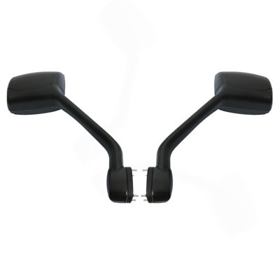 Fit For Kenworth T680 & Peterbilt 579/587 Black Hood Mirrors Pair