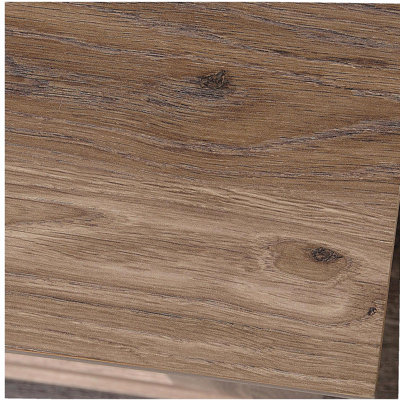 Commode Coastal avec six tiroirs spacieux, finition brune