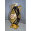 Vase de décoration Carreiro H 18 po bleu et or - Taille: L 7 po x l 9 po x H 18 po.