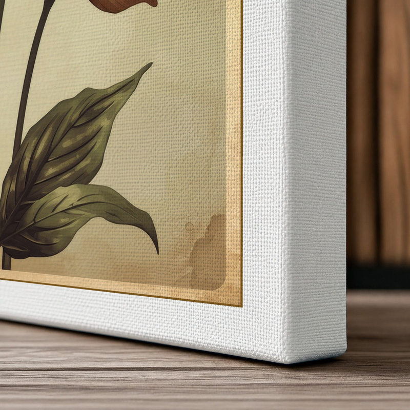 Carnation Studies Botanical - Wrapped Canvas, 18x12 - 45.7 x 30.5 cm, White Border