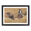 Gamecocks by Katsushika Hokusai - Framed Print-55578727-55578733