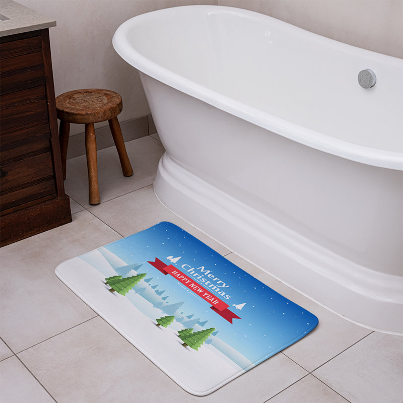 Lilac Non-Slip Shower Mat