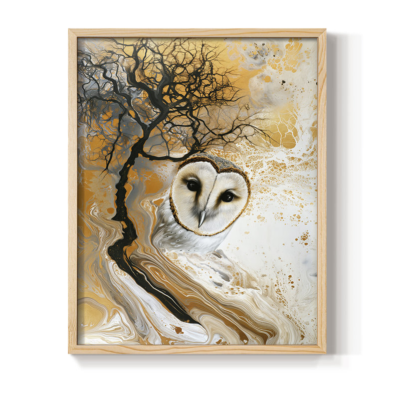 ANIMALS Series L XXXVII, reproduction encadrée - bois massif, H 15 po x l 12 po