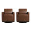 Fauteuil rembourré pivotant-1414379578