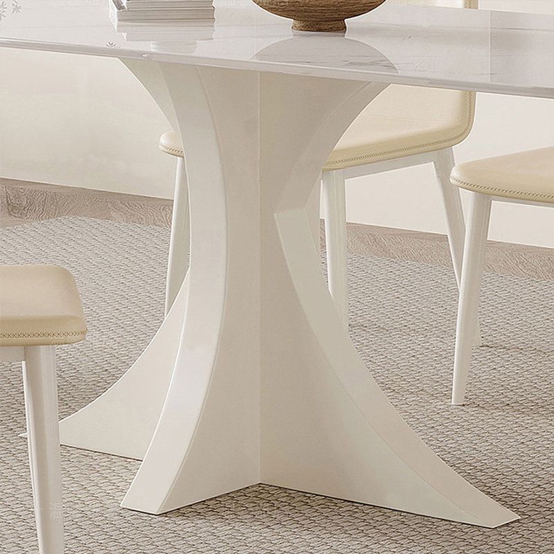 Ensemble de table de salle à manger pour 6 personnes, 7 pièces : table, 6 chaises, 29.53" H x 62.99" W x 35.43" D