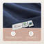Draps 100% coton Whisper Organic pour grand lit - Draps certifiés GOTS avec densité de tissage de 500 fils et tissage en satin de coton douillet à chaque lavage - Ensemble de luxe 4 pièces (bleu marine, grand)-252166252-252166254