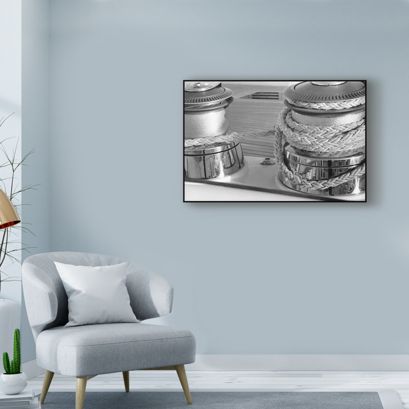 'Rigged and Ready I' Photographic Print on Wrapped Canvas, 12" H x 19" W x 2" D