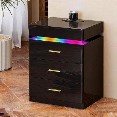 50cm W Bedside Table