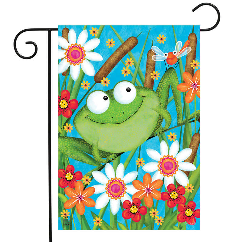 Drapeau de jardin Froggy Fun Summer