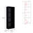 Black 3 Living Room Bookcase Arrangement - Stylish & Functional 3 Piece Featuring Options Modern Practical Design