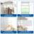 60'' Closet System with Tower Shelves for Walk-In Closet, Laundry Organizer With Hanging Rods-109906170