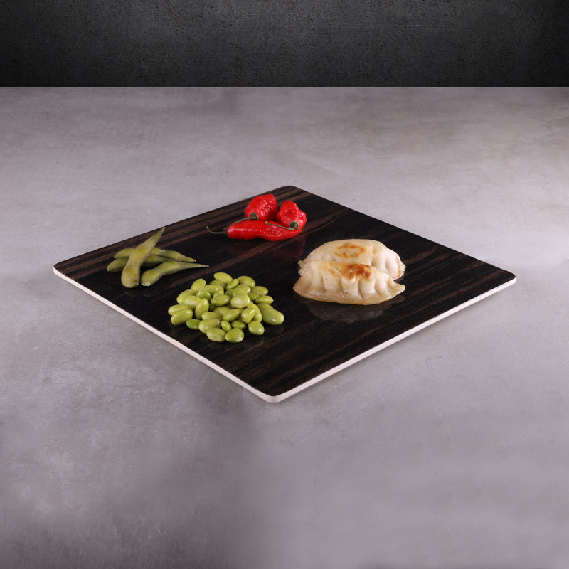 Elite Global Solutions Melamine Cheese Board, Zebrawood