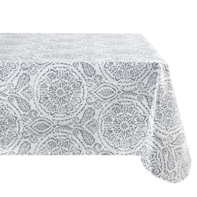 Savannah Paisley Vinyl Tablecloth