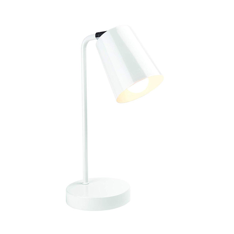 Pfeiffer Adjustable Metal Desk Lamp, White