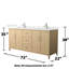Meuble-lavabo double avec plateau en quartz Elan-134443033-134443183-99459544