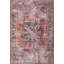 Tapis oriental en terre cuite / bleu Porchia-1934031846