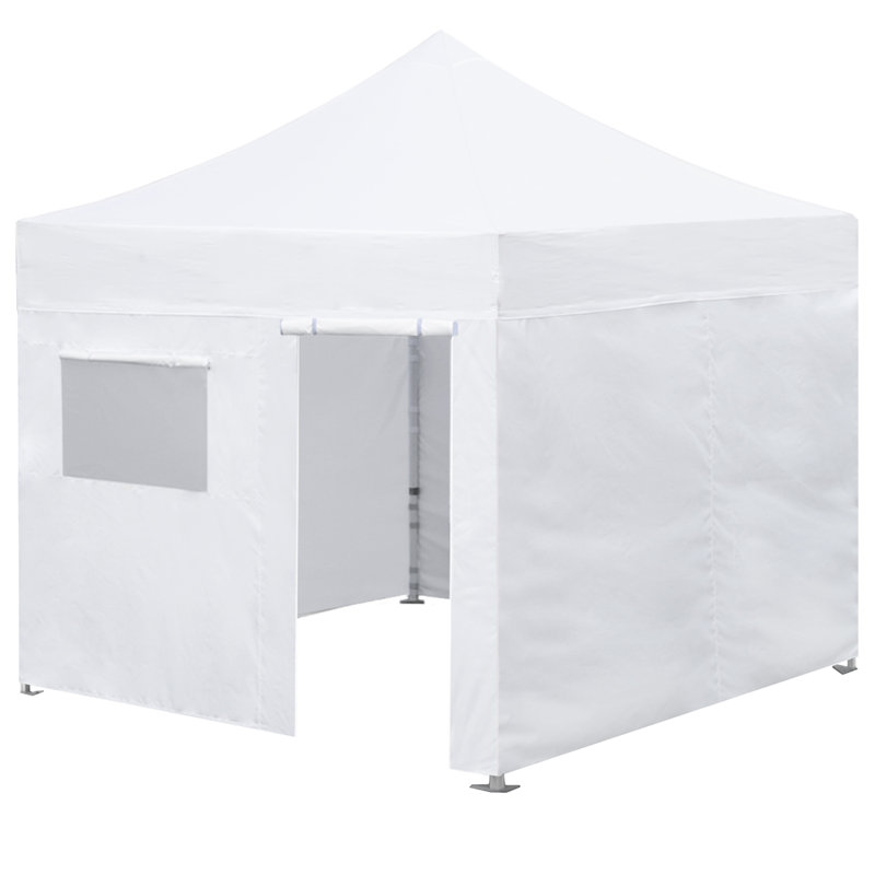 Auvent escamotable en acier Amber-Lee, Blanc, 10 pi x 10 pi